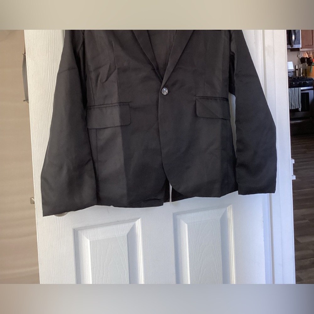 NEW Black Suit Jacket and Pant Set